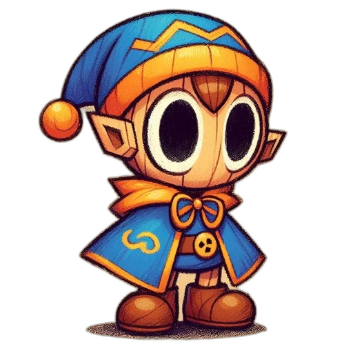 staff, crown, hat, pixel art transparent PNG cut-out