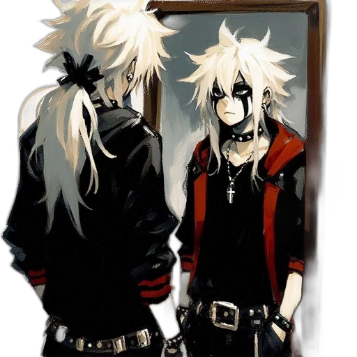 jacket, mask, anime, cartoon transparent PNG cut-out