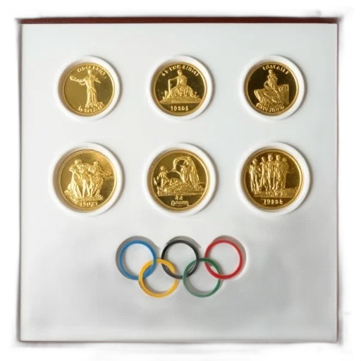 jewelry, golden, 1996, olympics transparent PNG cut-out