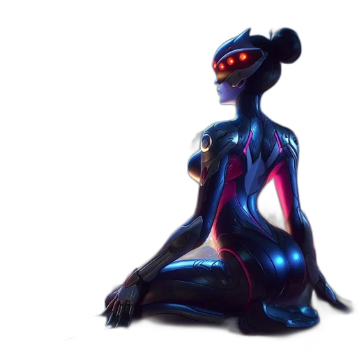 robot, creature, dress, mask transparent PNG cut-out