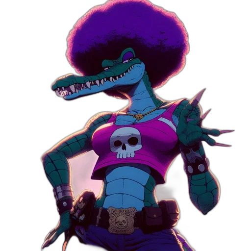 weapon, creature, staff, robot transparent PNG cut-out