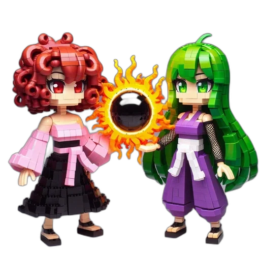 staff, pixel art, 3d render, concept art transparent PNG cut-out