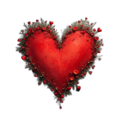 jewelry, photorealistic, 3d render, red transparent PNG cut-out