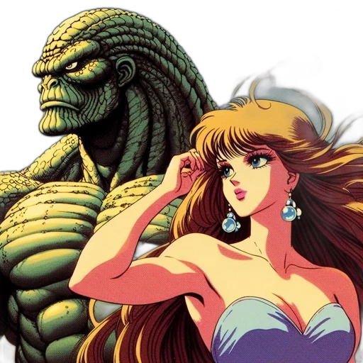 comic book art, concept art, fantasy art, pixel art transparent PNG cut-out