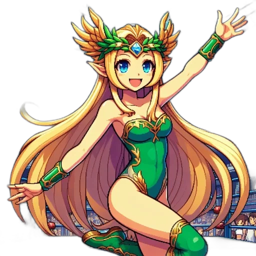 crown, staff, dress, dragon transparent PNG cut-out