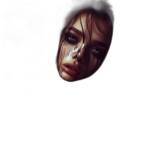 face, mask, creature, robot transparent PNG cut-out