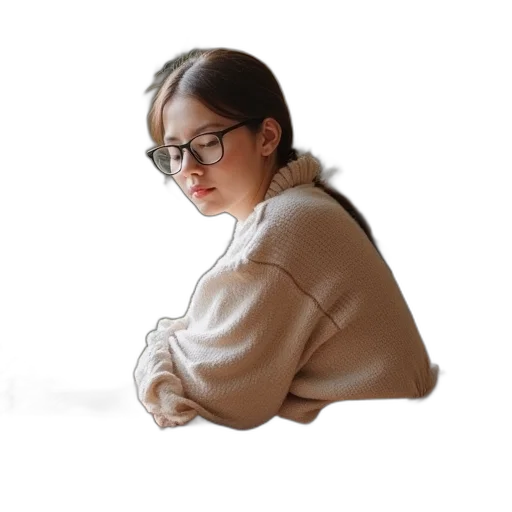 jacket, dress, staff, face transparent PNG cut-out