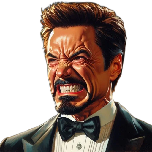 face, photorealistic, comic book art, pixel art transparent PNG cut-out