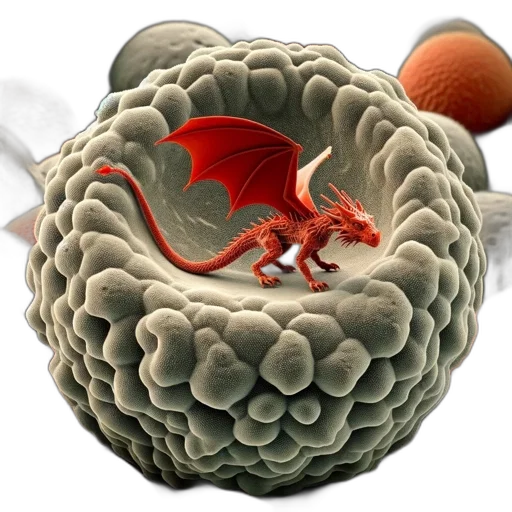 dragon, 3d render, photorealistic, concept art transparent PNG cut-out