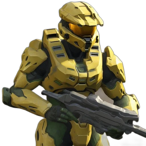 robot, weapon, concept art, 3d render transparent PNG cut-out