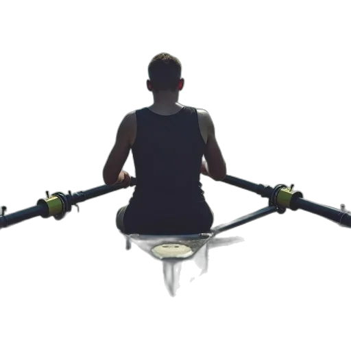 staff, 3d render, rowing, rower transparent PNG cut-out