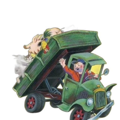 car, concept art, city street, happy transparent PNG cut-out