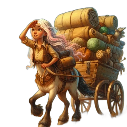 fantasy art, concept art, pixel art, young transparent PNG cut-out