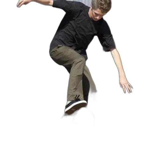 shoes, staff, creature, hair transparent PNG cut-out