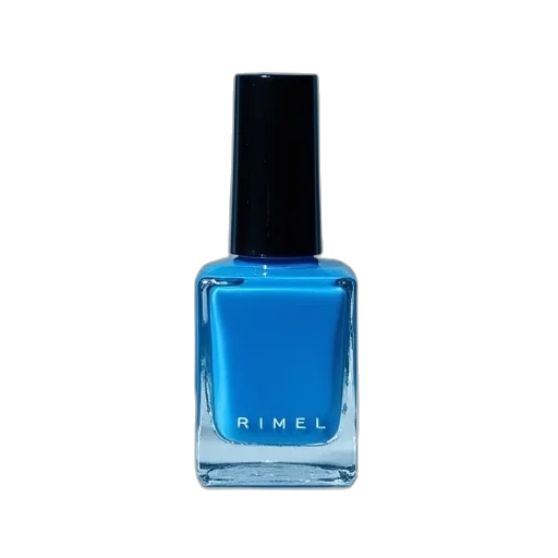 bottle, blue, rimel, nail transparent PNG cut-out