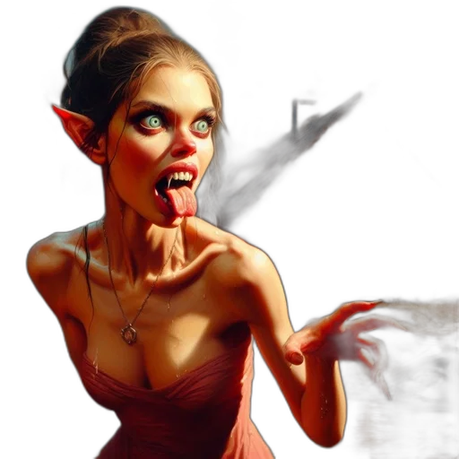 face, creature, concept art, fantasy art transparent PNG cut-out