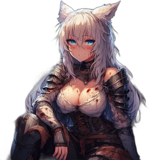 dress, dragon, animal, staff transparent PNG cut-out