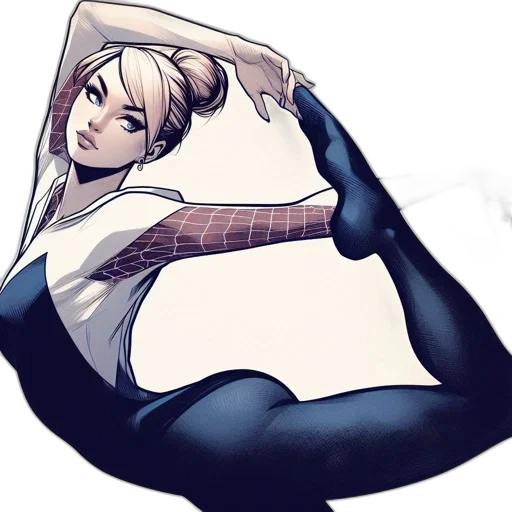 comic book art, concept art, cartoon, watercolor transparent PNG cut-out