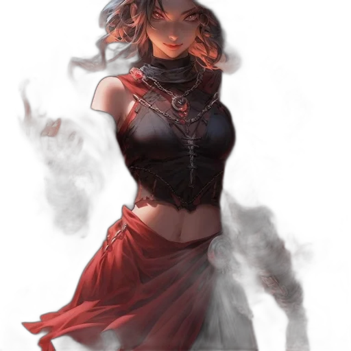 dress, mask, staff, face transparent PNG cut-out