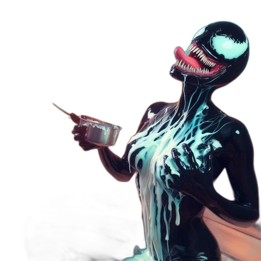 creature, mask, robot, dress transparent PNG cut-out