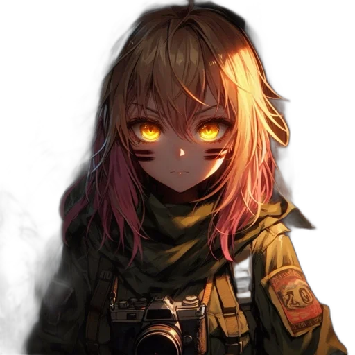 face, mask, weapon, creature transparent PNG cut-out