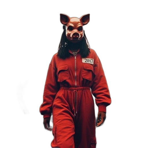 animal, jacket, mask, creature transparent PNG cut-out
