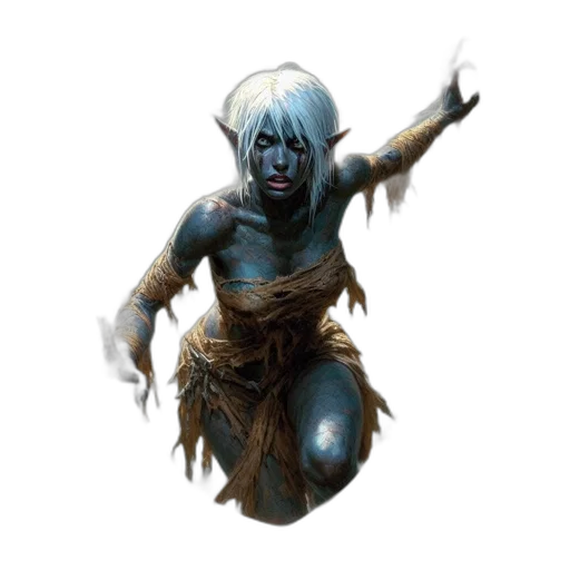 creature, face, mask, staff transparent PNG cut-out