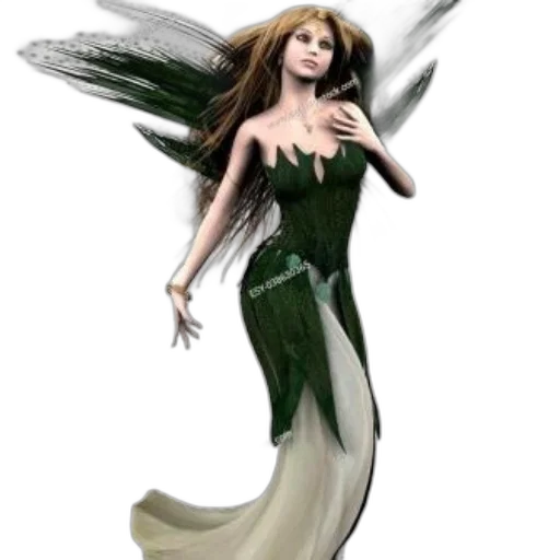 dress, fantasy art, concept art, 3d render transparent PNG cut-out