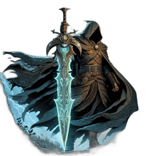 sword, weapon, staff, dragon transparent PNG cut-out
