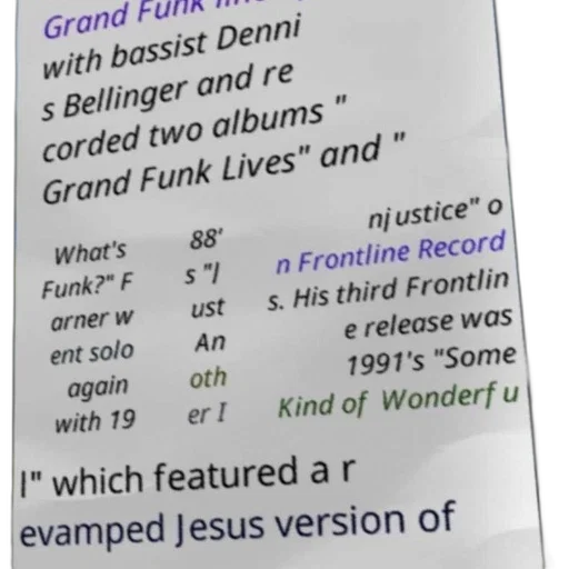 grand, funk, lives, what transparent PNG cut-out