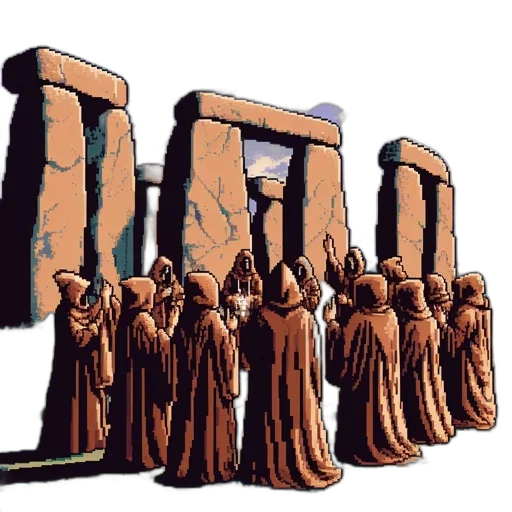 staff, concept art, pixel art, fantasy art transparent PNG cut-out