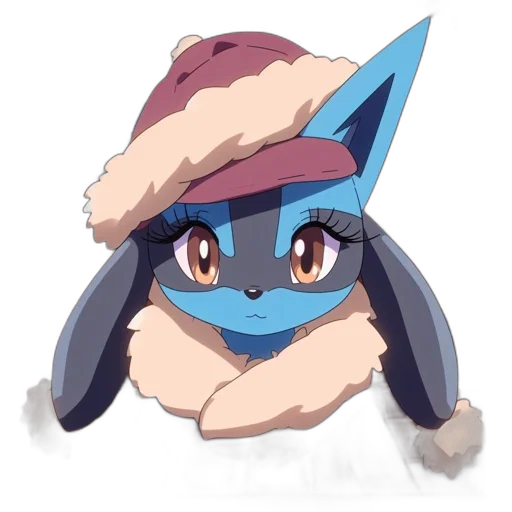 hat, creature, animal, staff transparent PNG cut-out