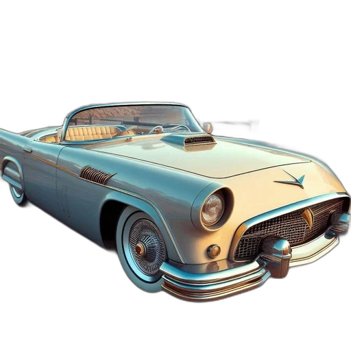 car, 3d render, photorealistic, concept art transparent PNG cut-out