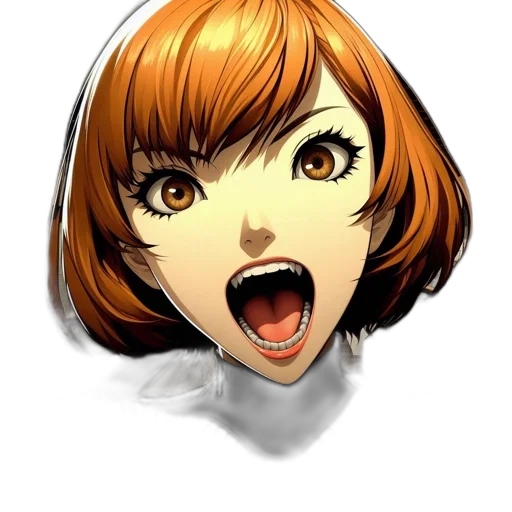 face, mask, hair, staff transparent PNG cut-out