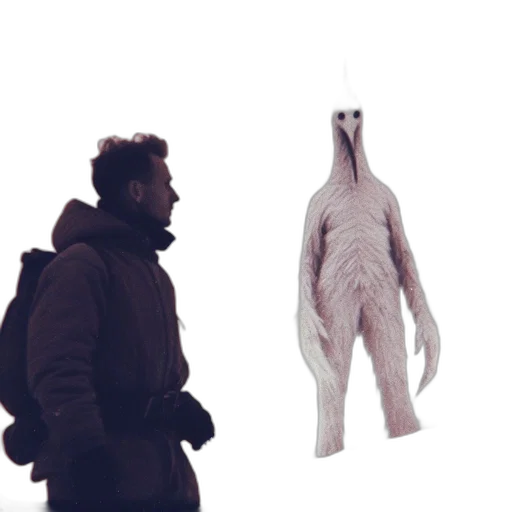 creature, jacket, animal, mask transparent PNG cut-out