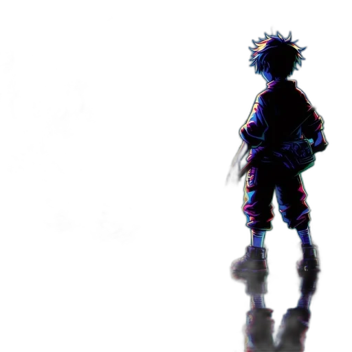 jacket, creature, robot, weapon transparent PNG cut-out
