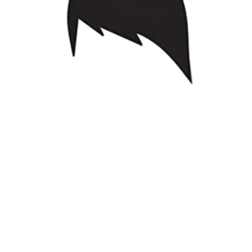 hair, face, mask, staff transparent PNG cut-out