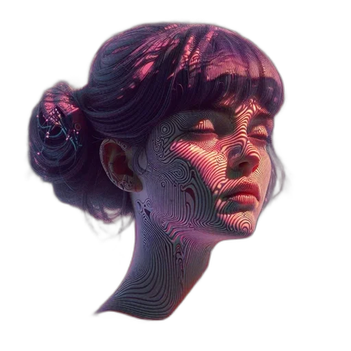 face, mask, creature, robot transparent PNG cut-out