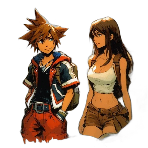 jacket, concept art, pixel art, comic book art transparent PNG cut-out