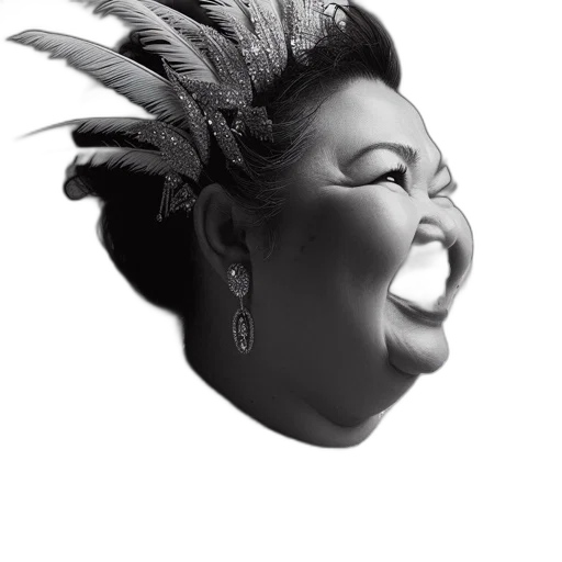 face, mask, hair, crown transparent PNG cut-out