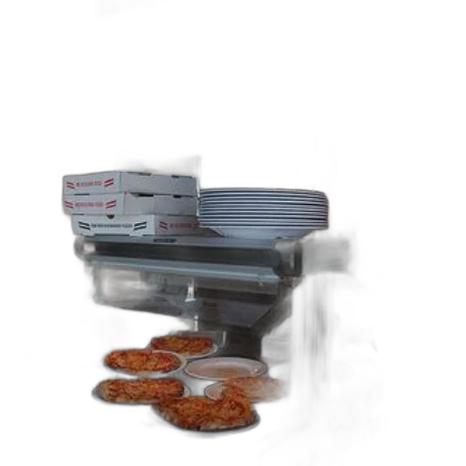 food, robot, weapon, 3d render transparent PNG cut-out
