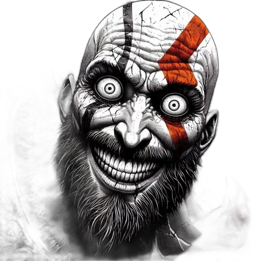 mask, face, creature, concept art transparent PNG cut-out