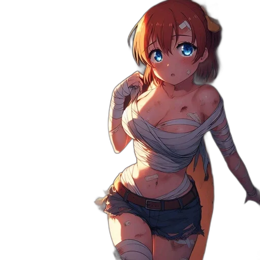 dress, weapon, robot, staff transparent PNG cut-out