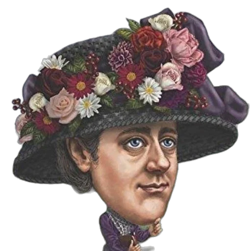 hat, face, crown, staff transparent PNG cut-out