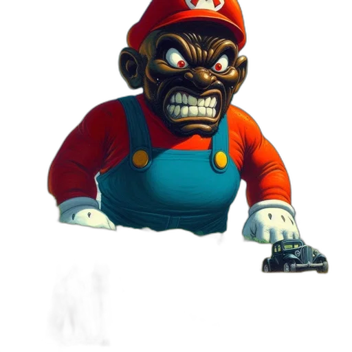 mask, staff, creature, face transparent PNG cut-out