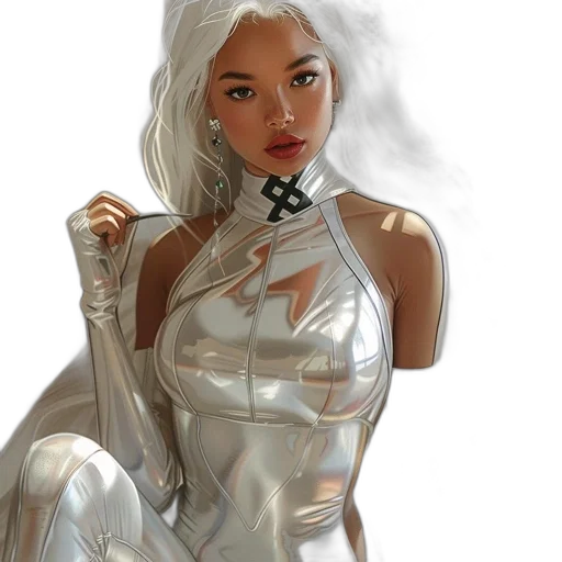 dress, jewelry, comic book art, fantasy art transparent PNG cut-out