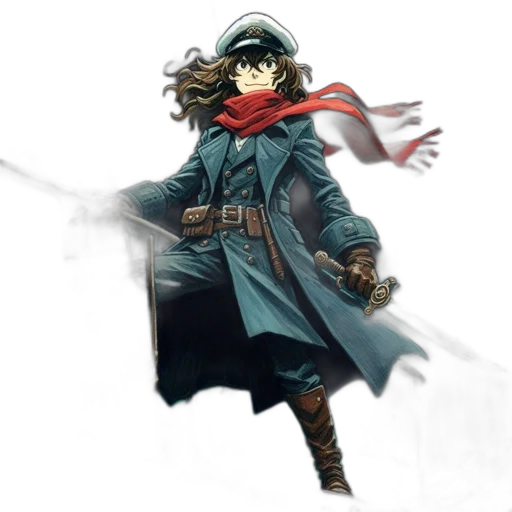 staff, jacket, sword, weapon transparent PNG cut-out