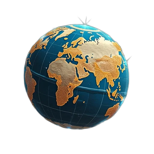 staff, jewelry, 3d render, globalization transparent PNG cut-out