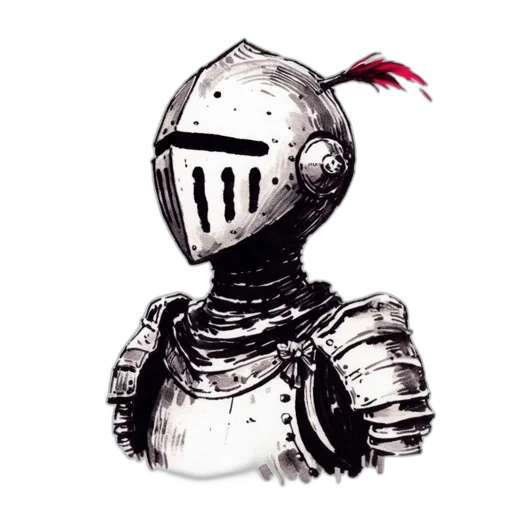 robot, sword, staff, mask transparent PNG cut-out