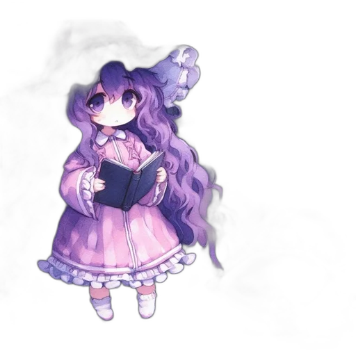 dress, staff, creature, hat transparent PNG cut-out